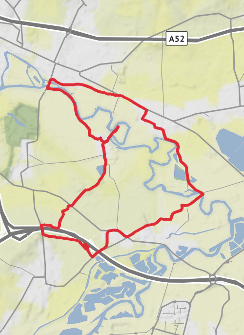 Long hike  mobile static map