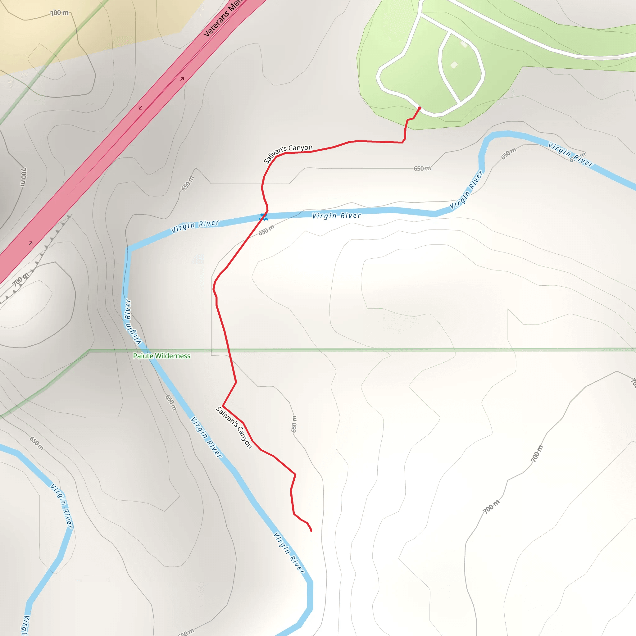 Salivan's Canyon mobile static map