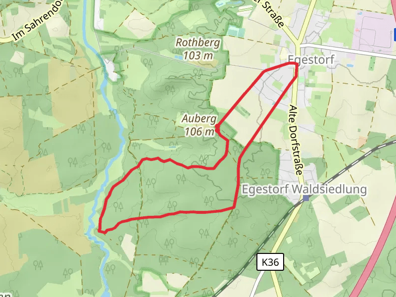 Pastor Bode Wanderweg and Egestorf Loop