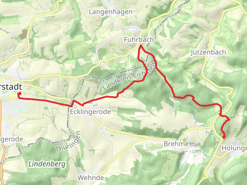Holungen to Duderstadt Walk