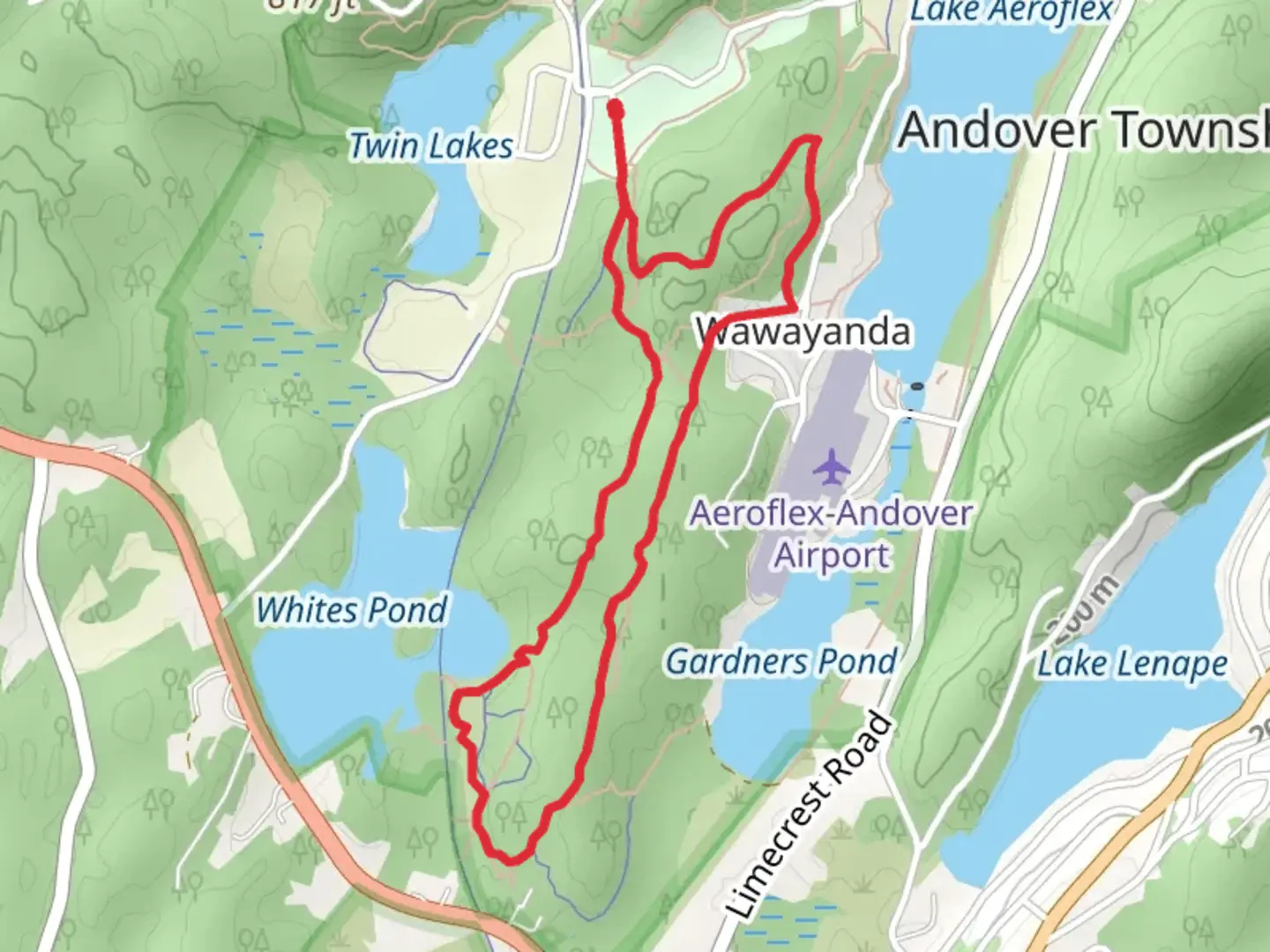 An image depicting the trail Andover Junction Loop Trail and its surrounding area.