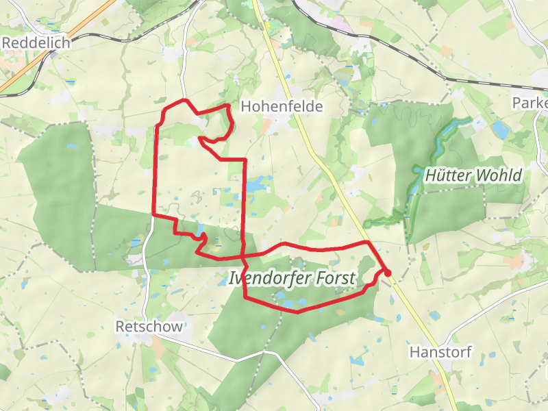 Ivendorfer and Hof Glashagen Loop via Ivendorfer Forst