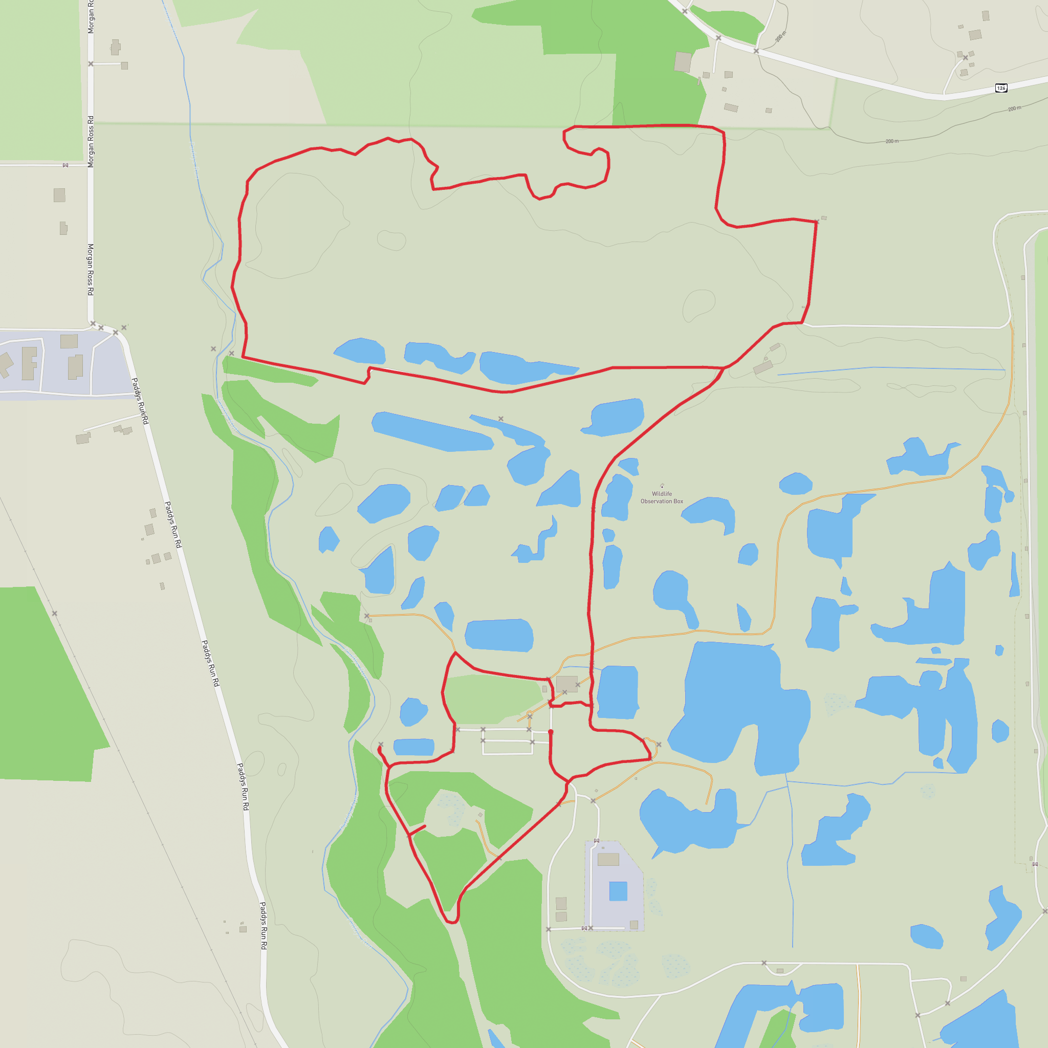 Fernald Preserve Loop mobile static map
