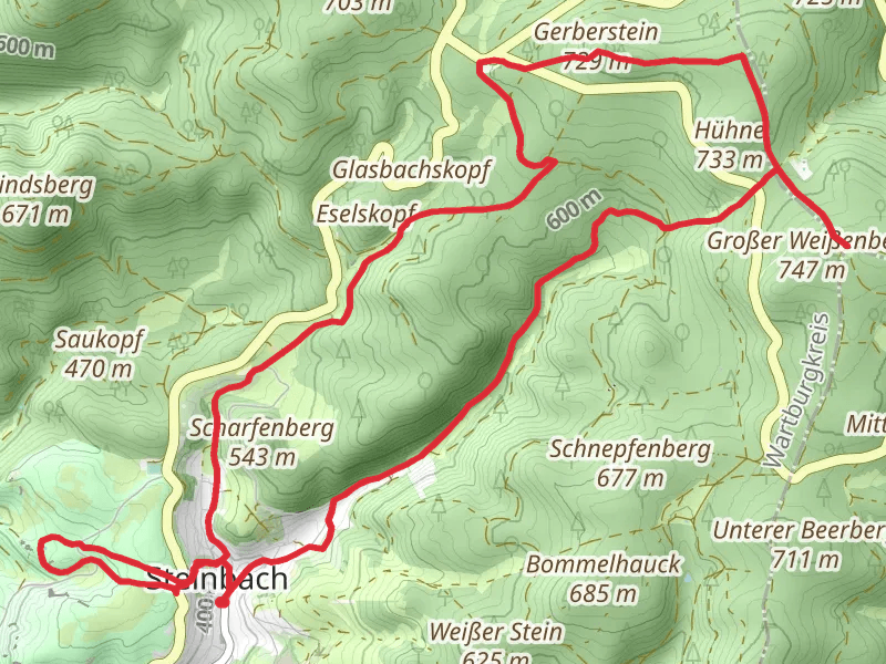 Gerberstein via Messerweg