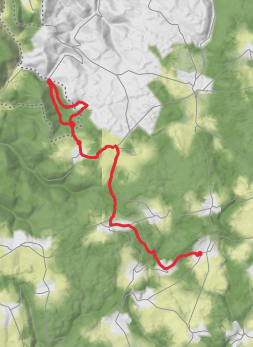 Hike from Mudau mobile static map