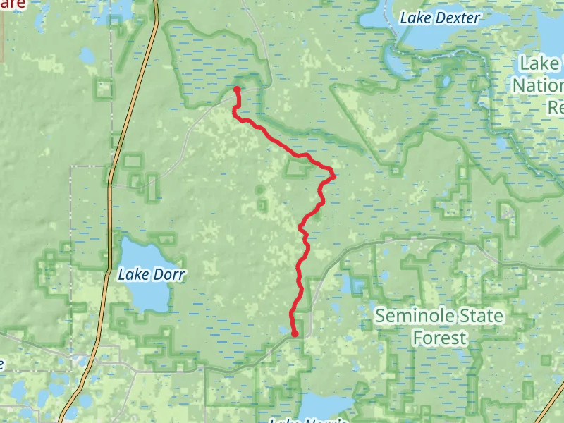 Florida Trail and Alexander Springs Recreation Area Spur Trail