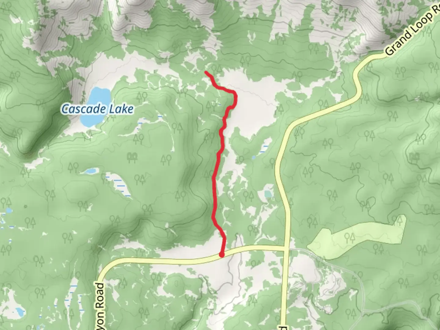 An image depicting the trail Cascade Creek - Howard Eaton Trail and its surrounding area.