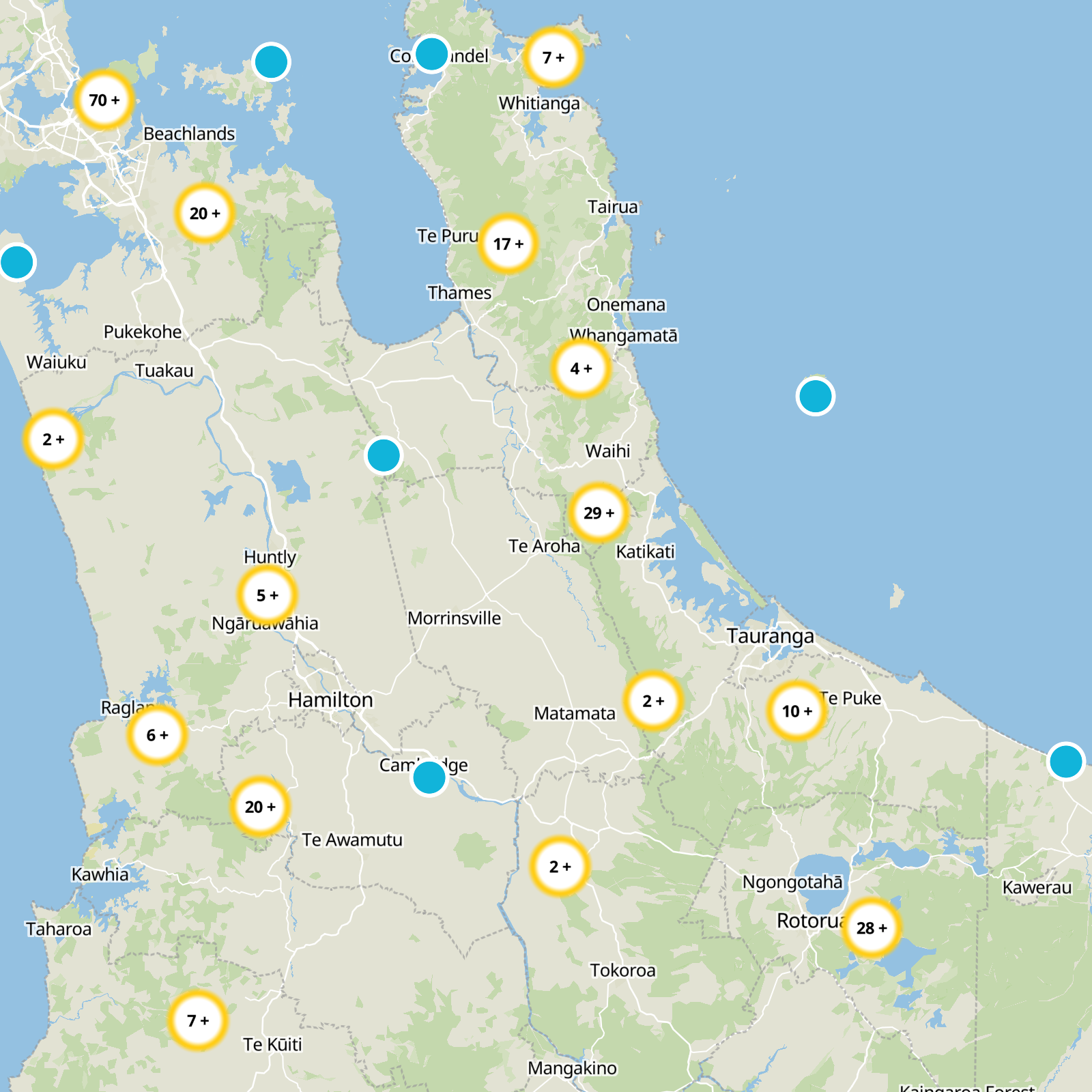 Matamata-Piako Static Map