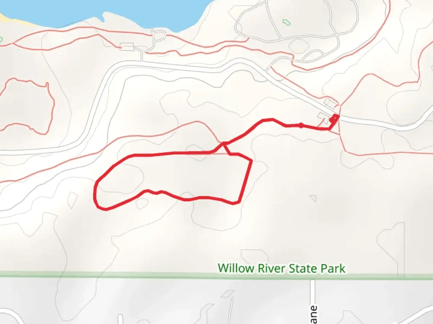 An image depicting the trail White Tail Loop via Oak Ridge Trail and its surrounding area.