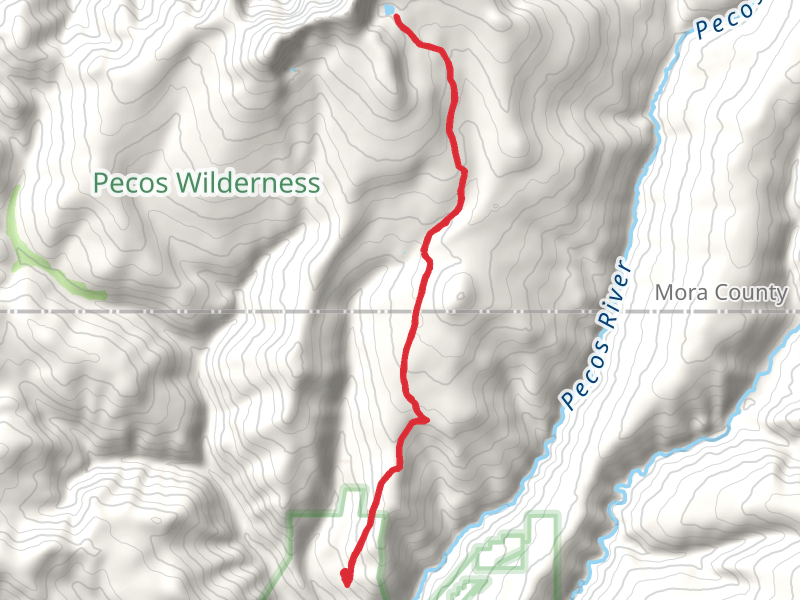 Pecos Baldy Lake via Beatty's Trail