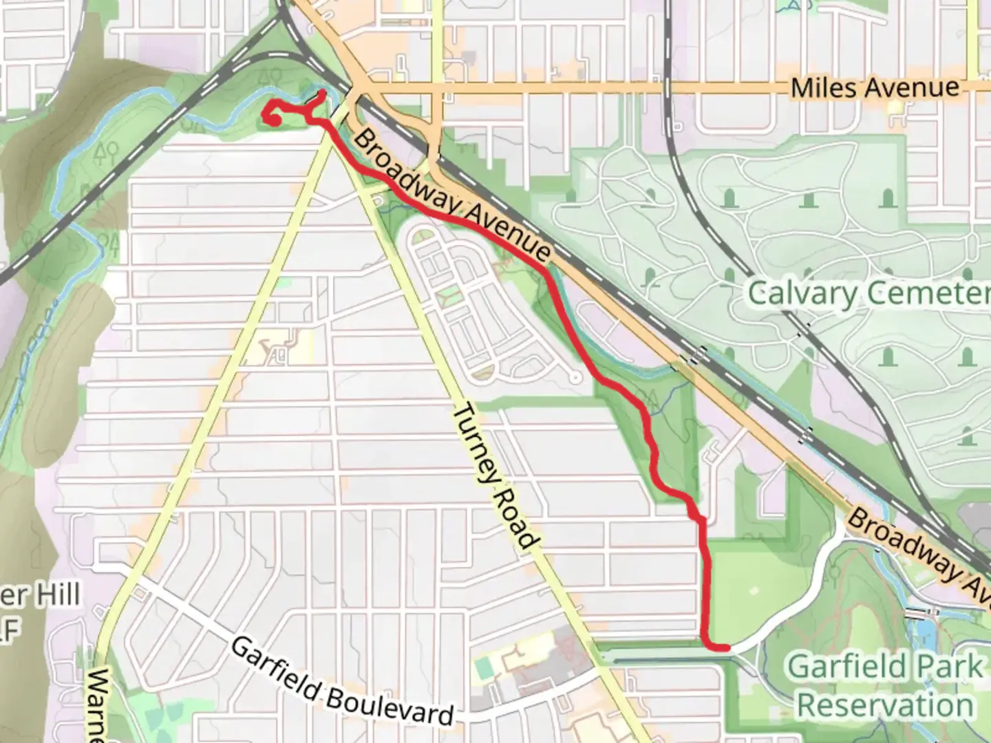 An image depicting the trail Mill Creek Trail and its surrounding area.