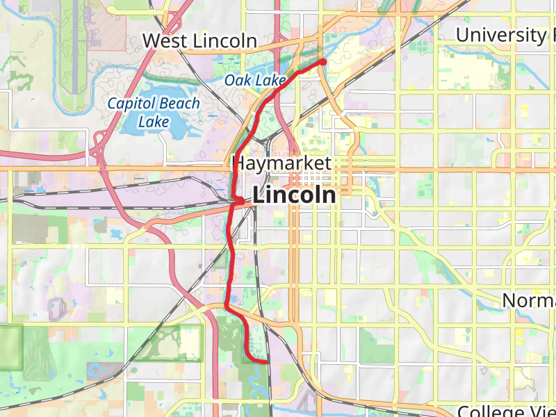 Salt Creek Levee Trail