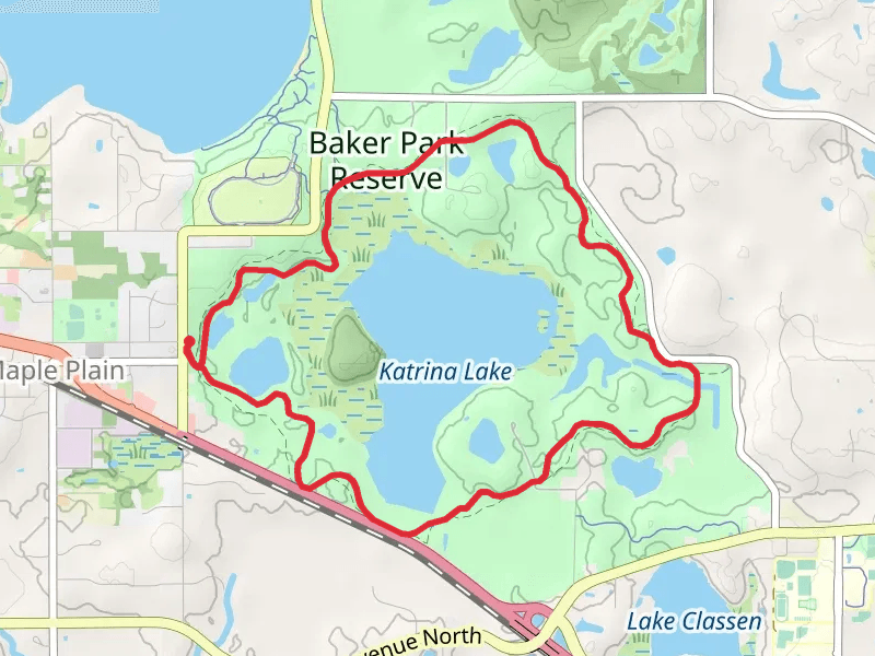 Lake Independence Regional Loop Trail