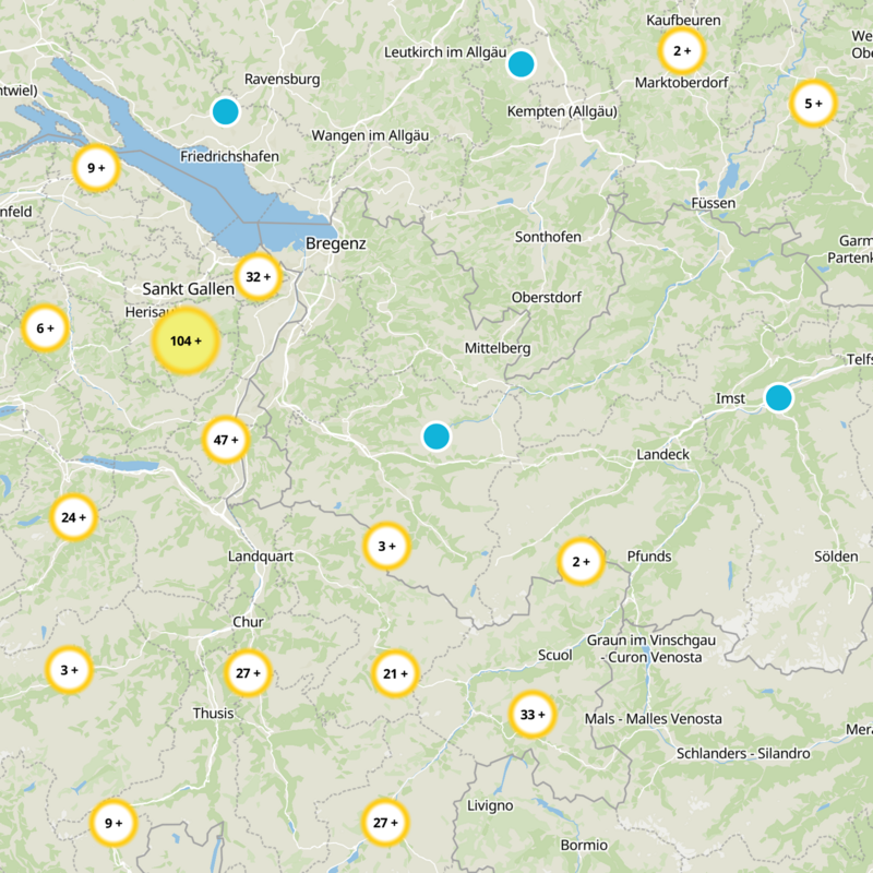 Bezirk Bludenz Static Map