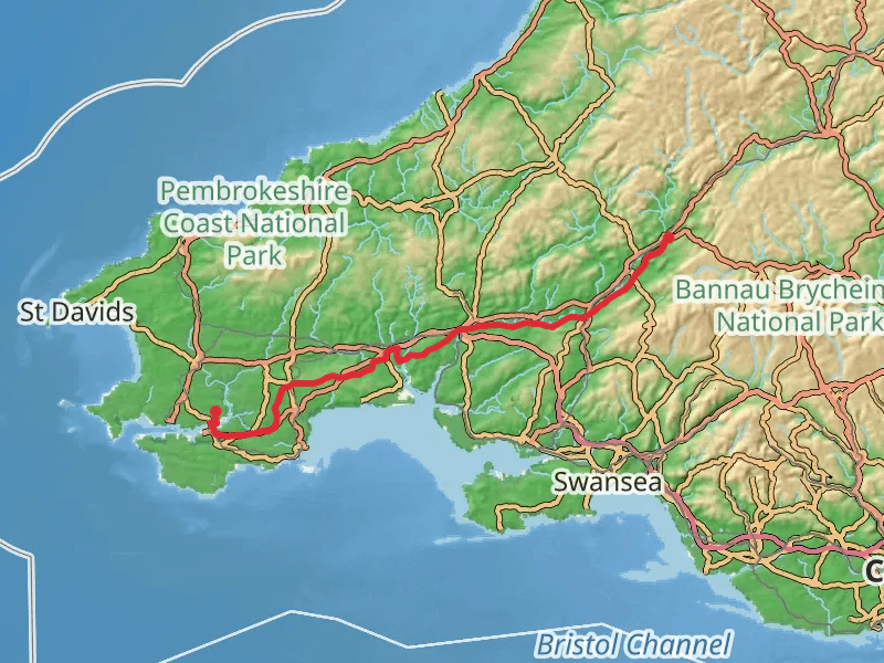 Carmarthenshire Road Cycling thumbnail