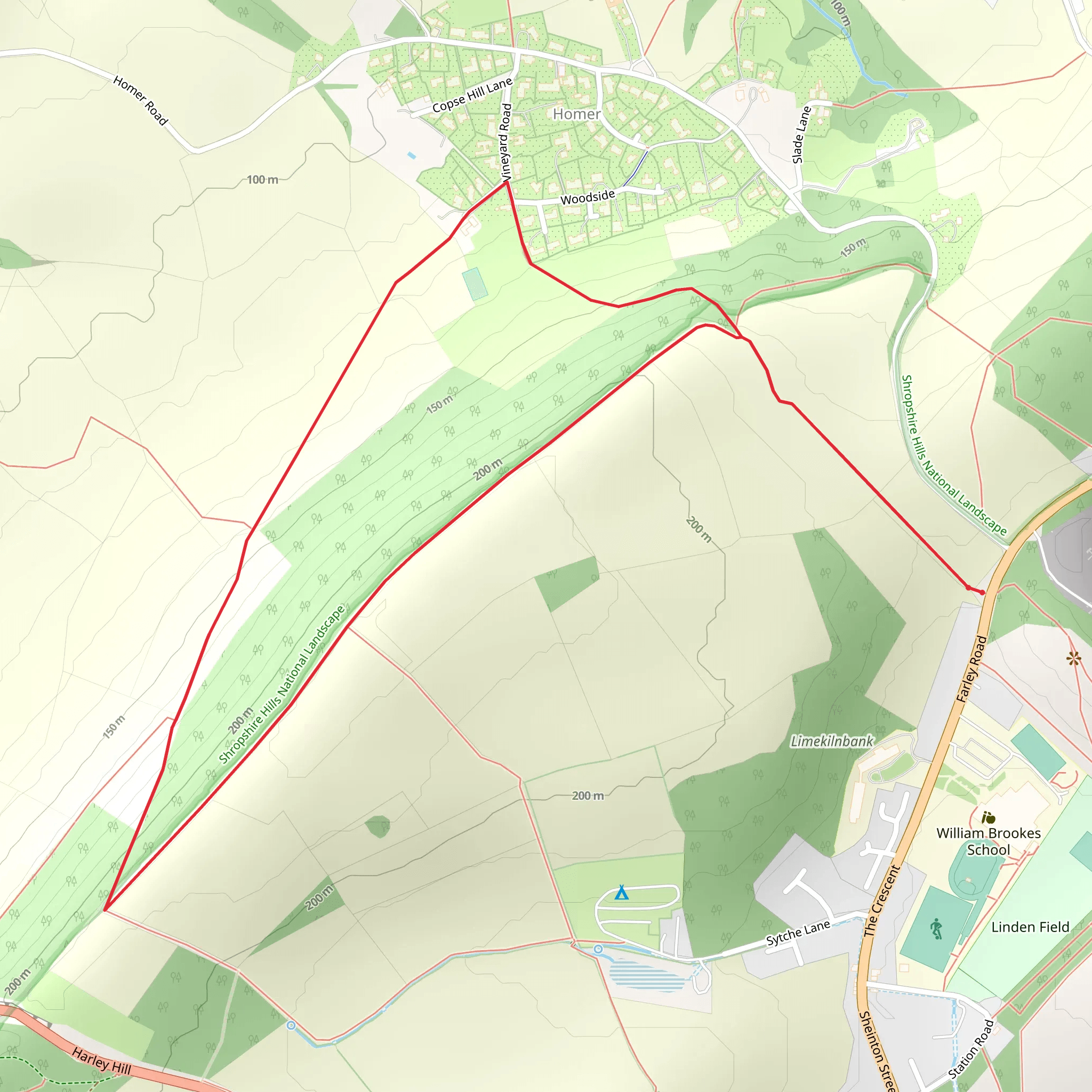Homer Loop mobile static map