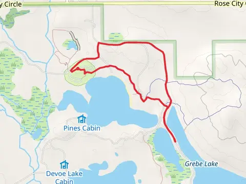 Grousehaven Lake and Lodge Lake Loop