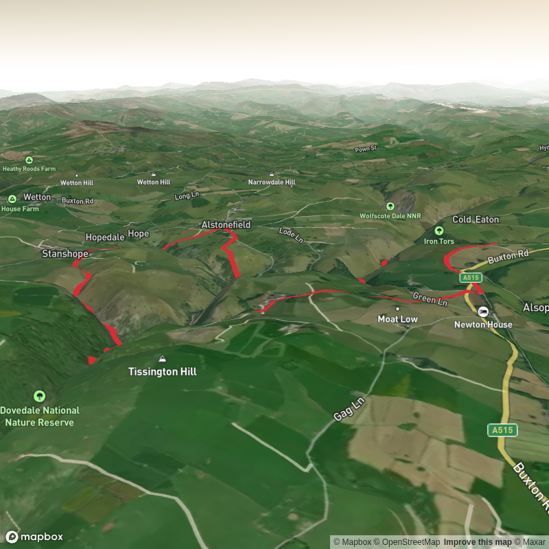 Milldale & Hall Dale loop via Tissington Trail - Peak District National Park