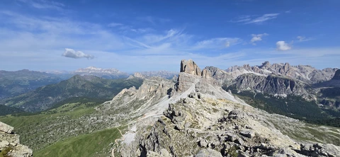 Cinque Torri Loop from Passo Giau
