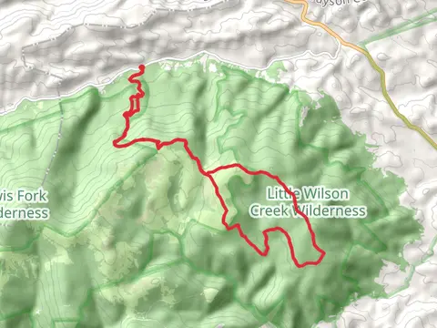 First, Second and Third Peak Loop via Appalachian Trail