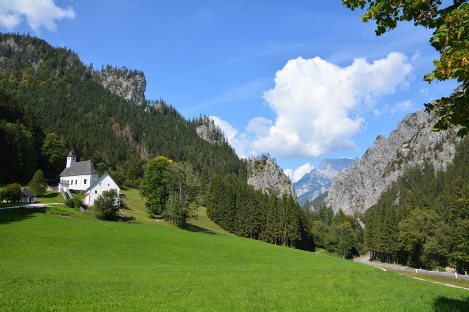 An image depicting the trail Gstatterboden to Johnsbach Trail and its surrounding area.