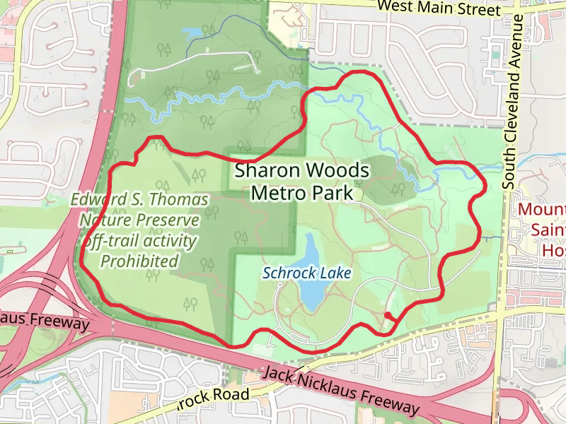 Sharon Woods Metro Park Loop