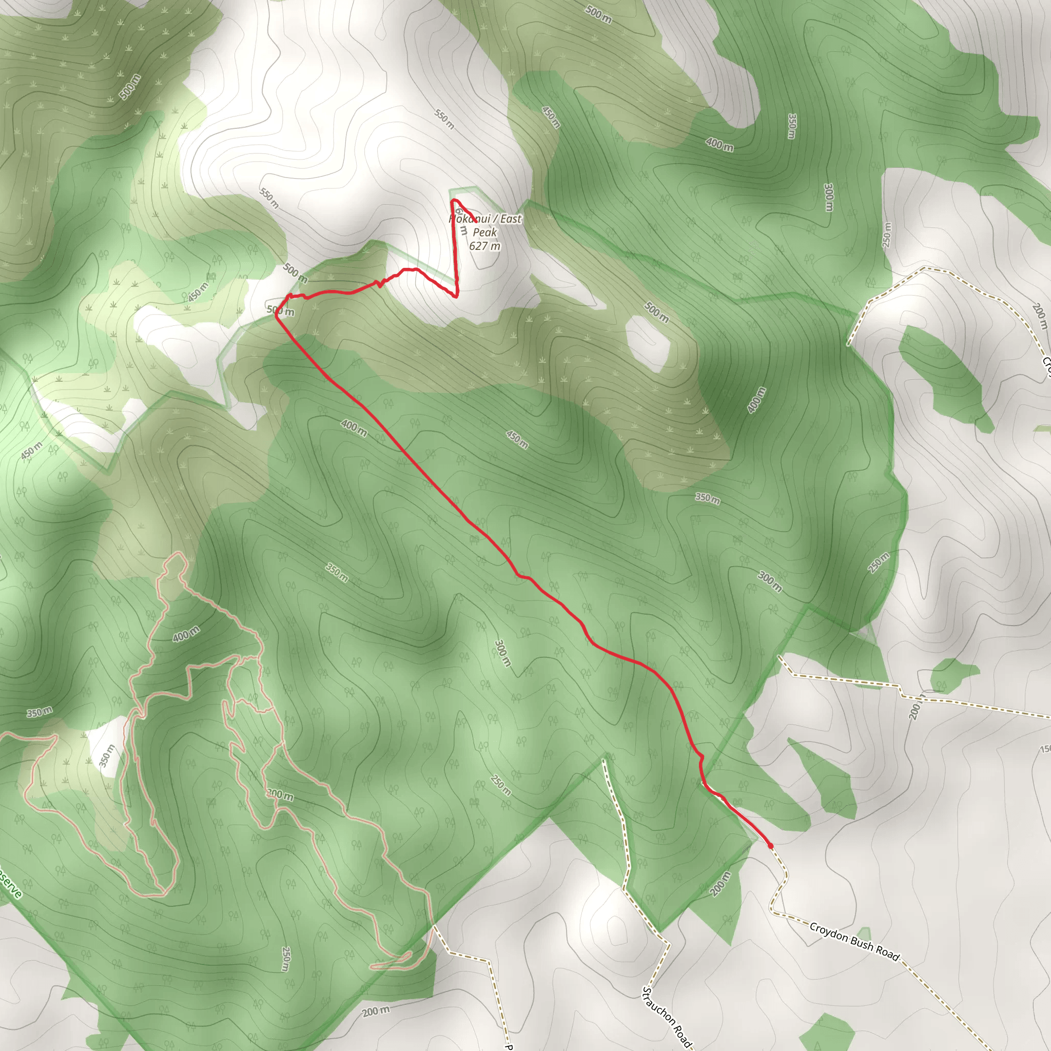 Grant's Track mobile static map