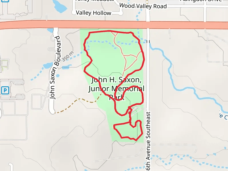John H Saxon Junior Memorial Park Loop