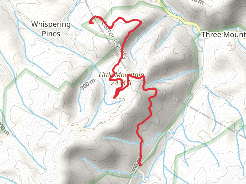 Powder Branch Spur and Little Mountain