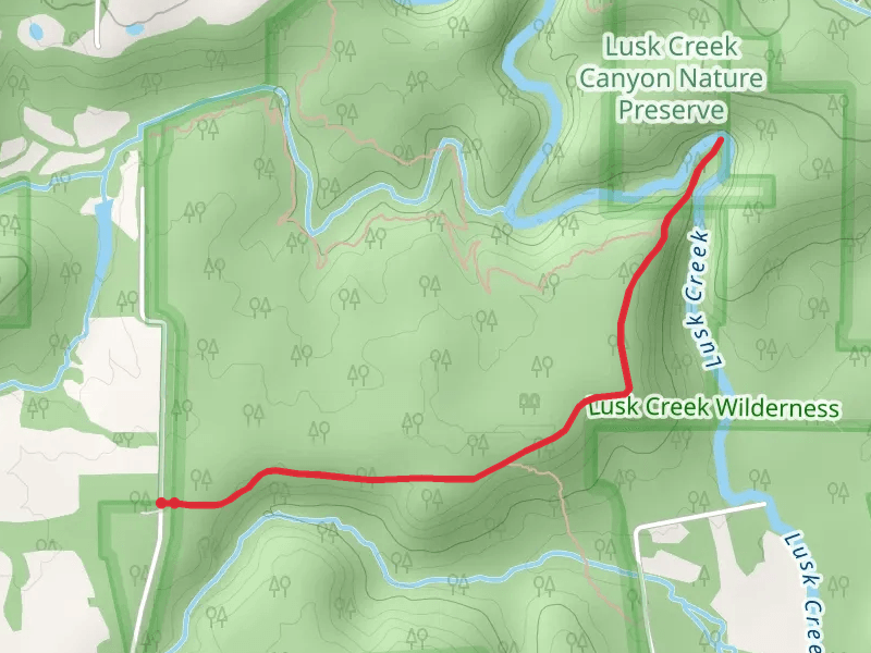 Lusk Creek Canyon Nature Preserve