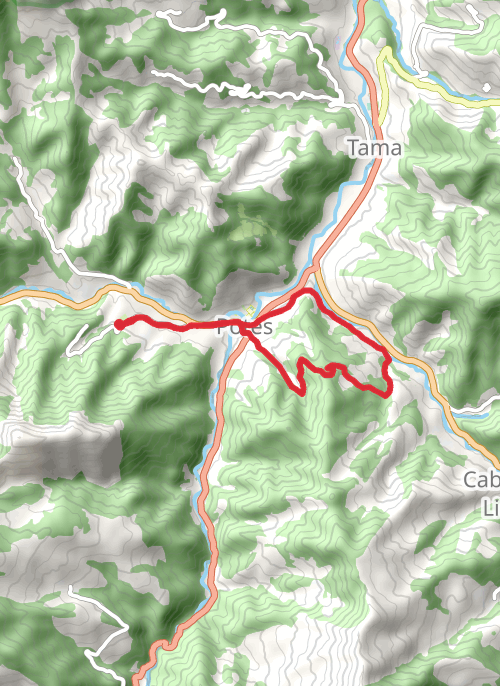 Camaleño Walking mobile static map