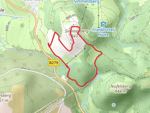 Simmelsberg and Schwedenschanze Loop