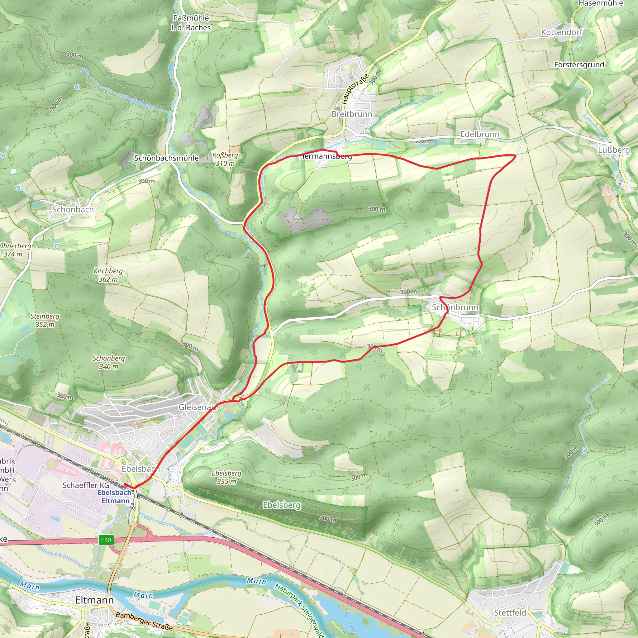Heilig-Laender Runde mobile static map