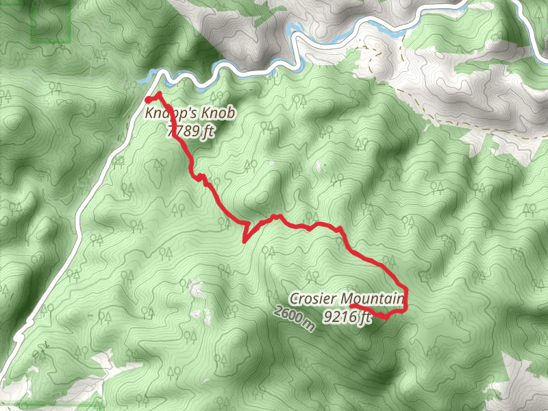Crosier Mountain Trail - Devils Gulch Road