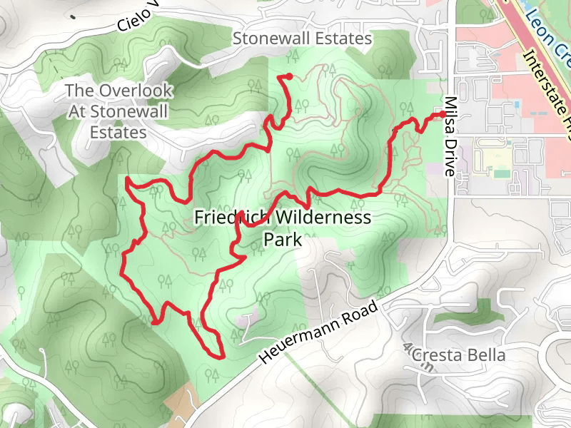 Friedrich Wilderness Park Loop
