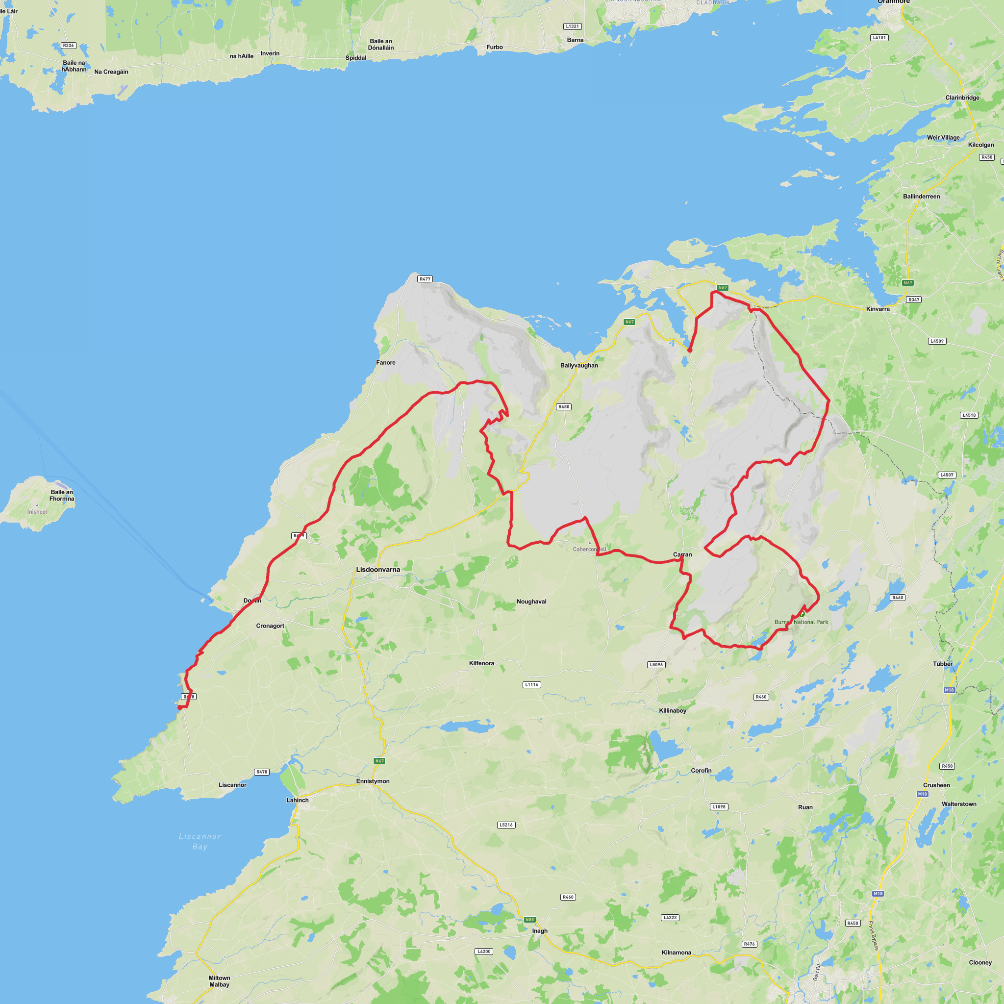 Burren_Way_Bellharbour_Moher_1 mobile static map