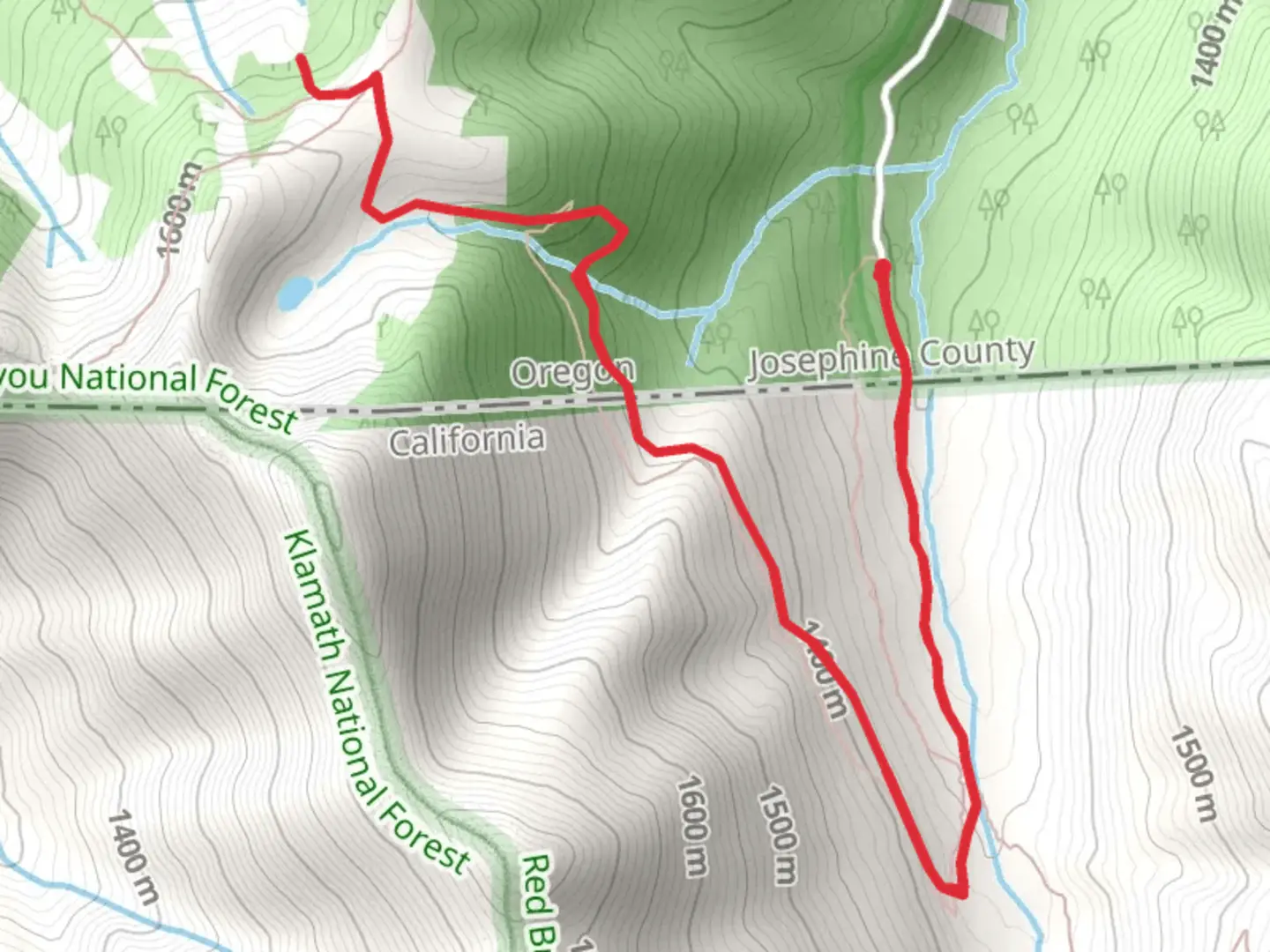 An image depicting the trail Steve Fork Trail and Trail to Sucker Creek Gap and its surrounding area.
