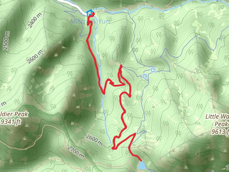 Dog Lake via Big Water Trail