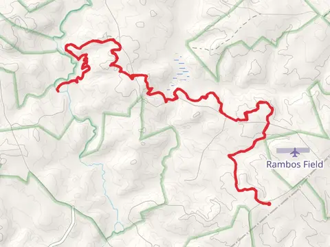Little Muckaway Creek and Long Cane Creek