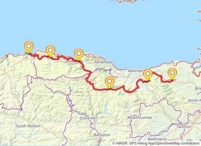 Coleridge Way mobile static map