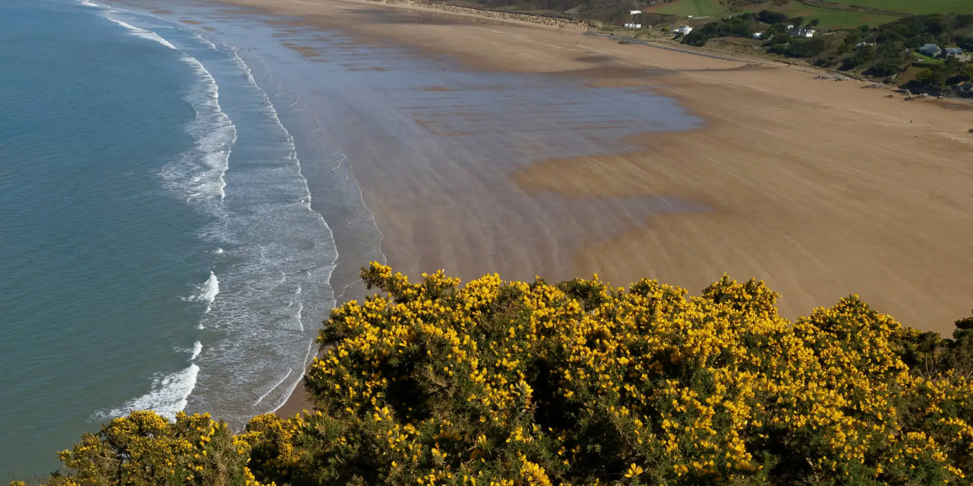 An image depicting the trail Baggy Point Circular Walk via Middleborough Hill and its surrounding area.