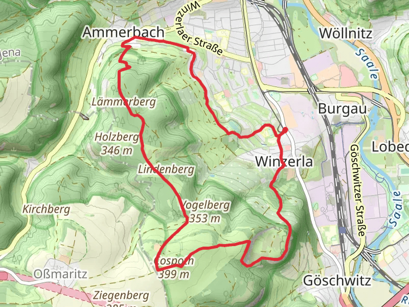 Stein Labyrinth, Cospoth and Lammerberg Loop