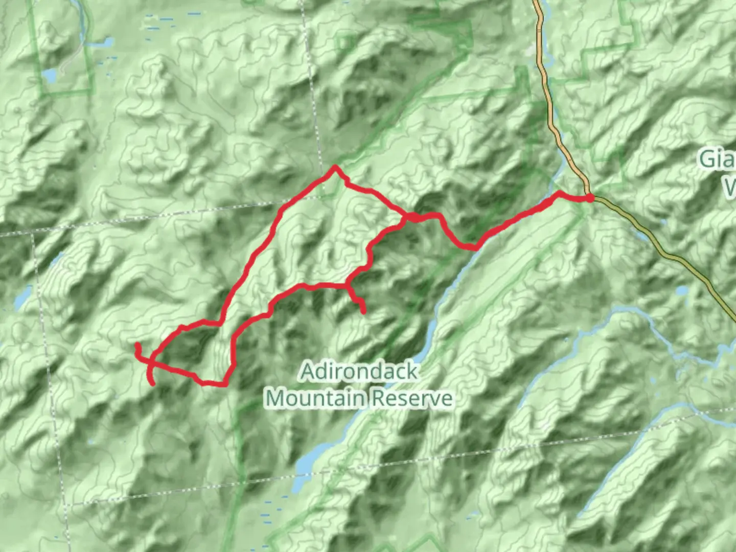 An image depicting the trail Armstrong Mountain, Pyramid Peak, Heystack Mount and Gray Peak Loop and its surrounding area.