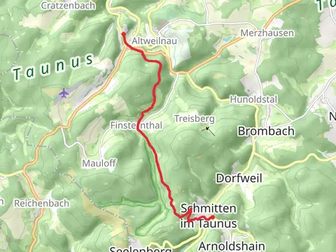 Wiegerfelsen to Neuweilnau via Taunusklub Route