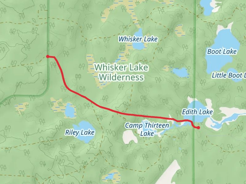 Whisker Lake A Trail