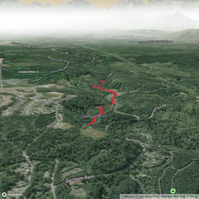 Campbell River to Quinsom Hatchery