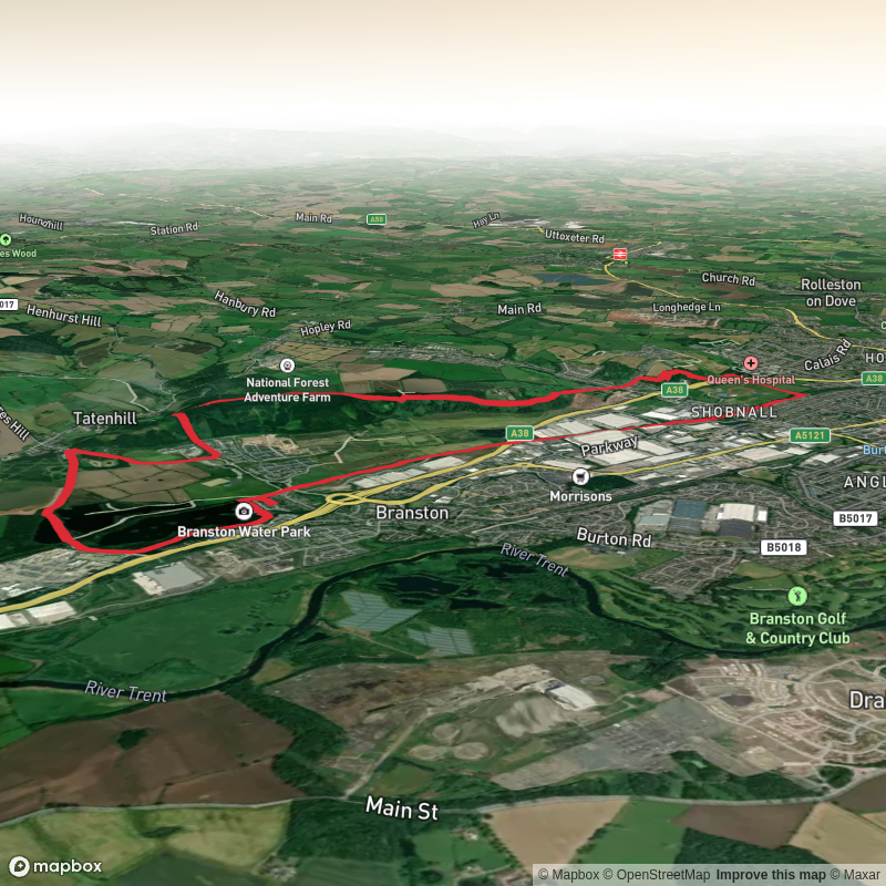 Branston Hill and Canal walk