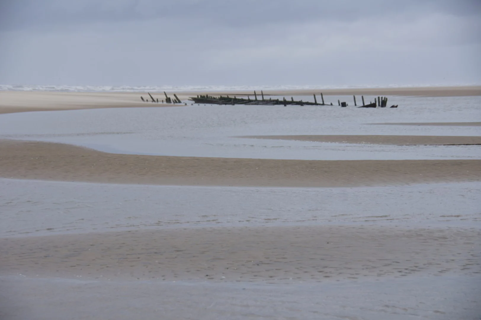 An image depicting the trail Crossens to Ainsdale on Sea Walk and its surrounding area.