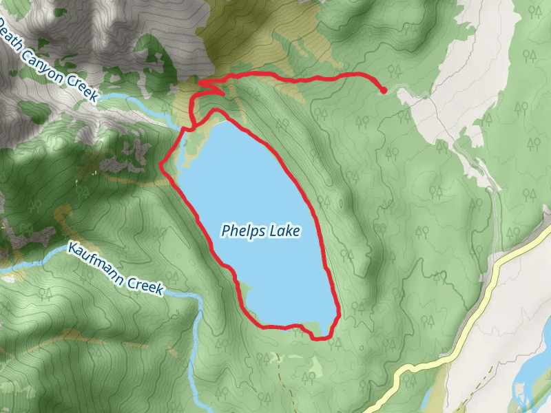 Phelps Lake Loop via Valley Trail