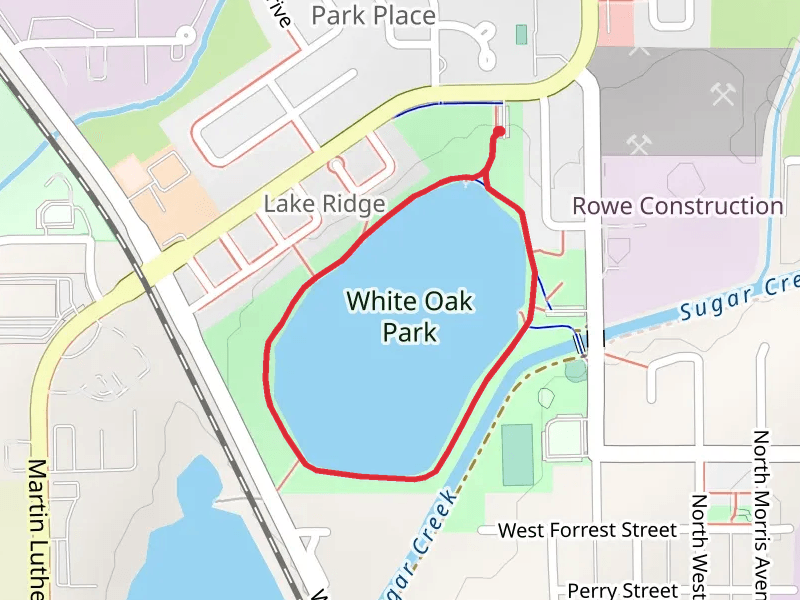 White Oak Park Lake Loop Trail
